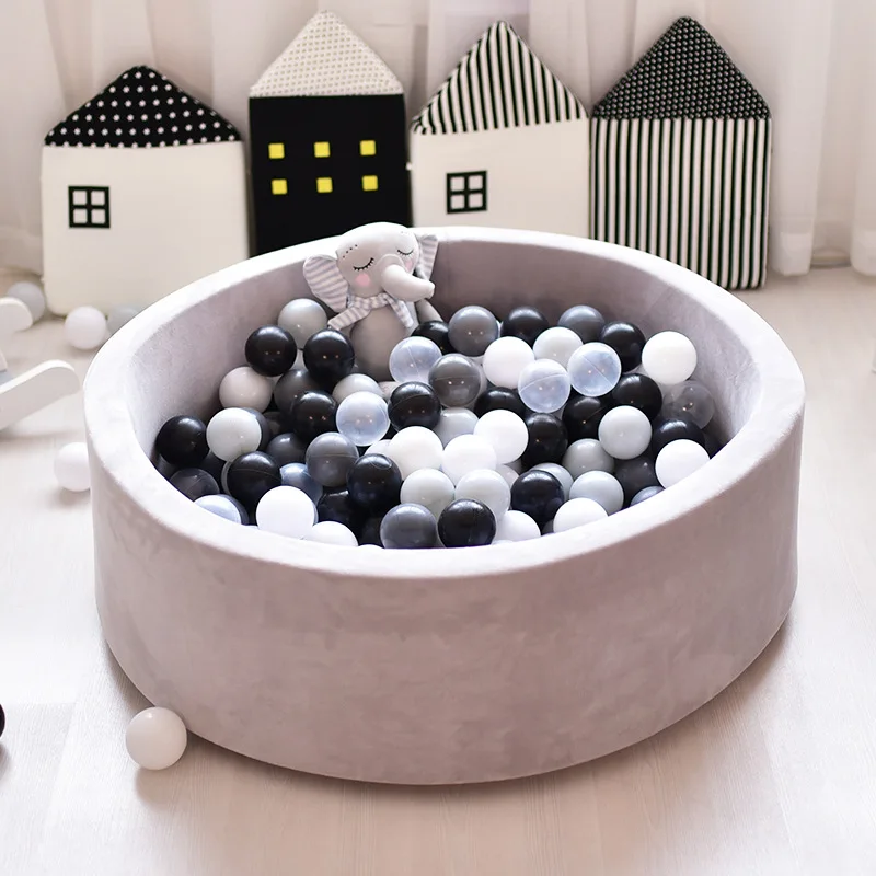 

Baby Soft Ocean Ball Pool Pit Sponge Indoor Round Playground Toys Children Playpen Fence Kids Safety Barrier Birthday Gift