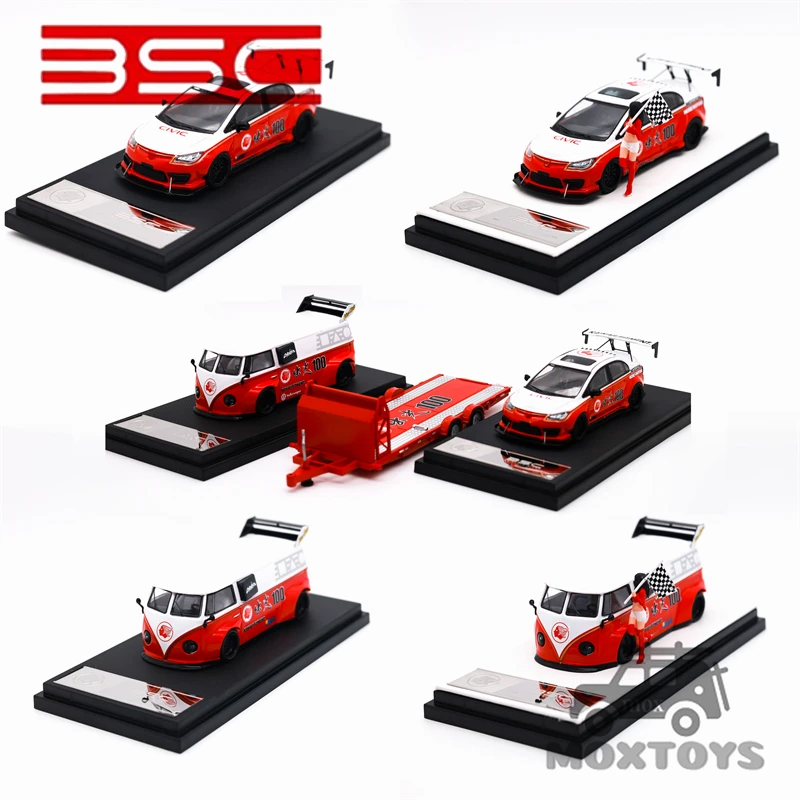 Фото Литая под давлением модель автомобиля BSC 1:64 T1 FD2 R Idemitsu 100 Limited 499 №1