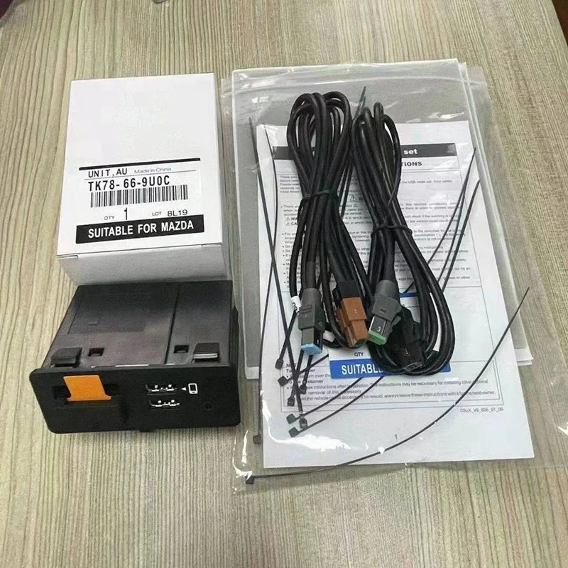 

Для Apple Carplay Android автомобильный USB-адаптер концентратор для Mazda 3 6 2 Mazda CX5 CX3 CX9 Miata MX5 Toyota Yaris Fiat 124