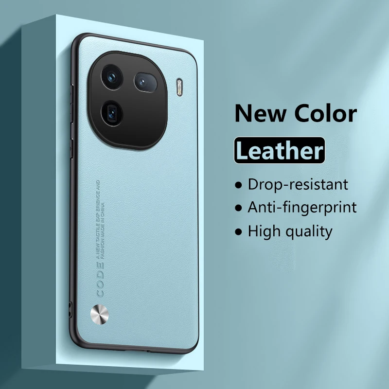 ДЛЯ vivo iQOO 12 Pro Чехол для телефона роскошный кожаный матовый мягкий чехол из