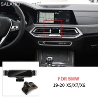 car smartphone holder fob for bmw x5 x6 x7 g05 g07 2019 2020 auto interior mobile phone support air vent cilp stand accessories