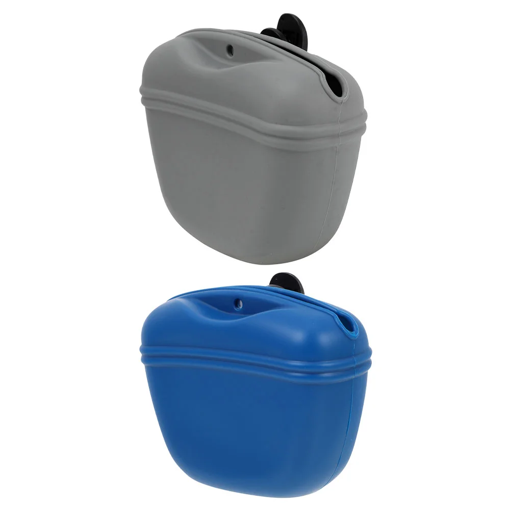 

Trainingdog Pouch Pet Treat Snack Waist Puppyreward Carries Container Storagebelt Fanny Dispenser Poop Walking Pets Silicone
