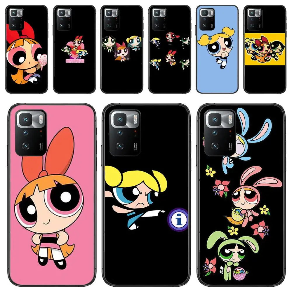 

The Powerpuff Phone cover For Redmi Note 4 5a 5 6 7pro 7 8 8pro 8t 9 pro max 9s 9t 10 10pro Phone case soft