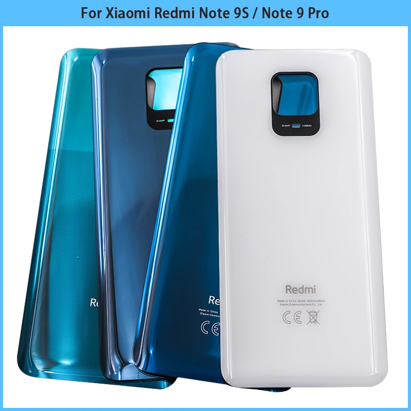 Задняя крышка батарейного отсека для Xiaomi Redmi Note 9S / 9 Pro 64 мп | Мобильные телефоны и
