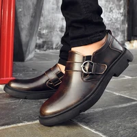 brown new brand mens oxford shoes genuine leather dress shoes fashion loafers high quality casual flats men shoes size 38 46