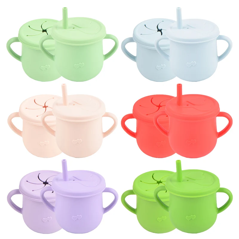 

2 шт., силиконовые чашки для кормления детей, 200 мл