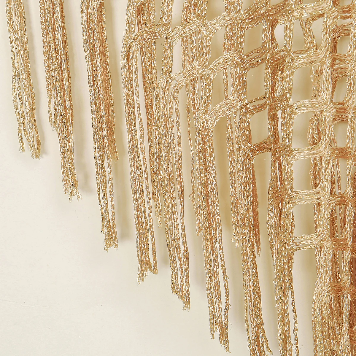 Лидер продаж Темпераментная Женская шаль с кисточками из золотой и серебряной