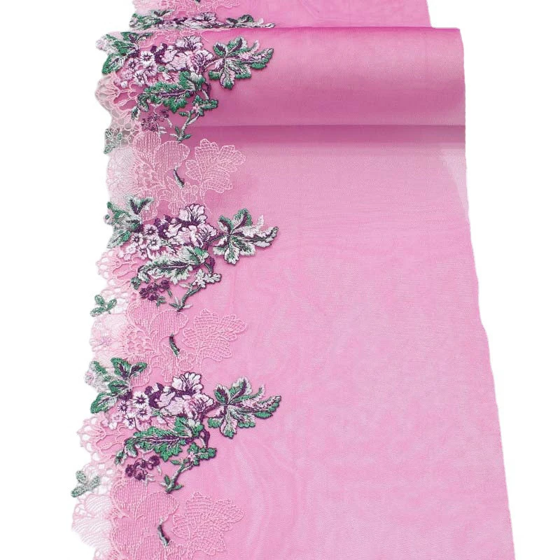 120 ярдов кружевная отделка, лента с вышивкой, Цветочная кружевная отделка для рукоделия, шитье, свадебное украшение для бюстгальтера невесты, домашний декор