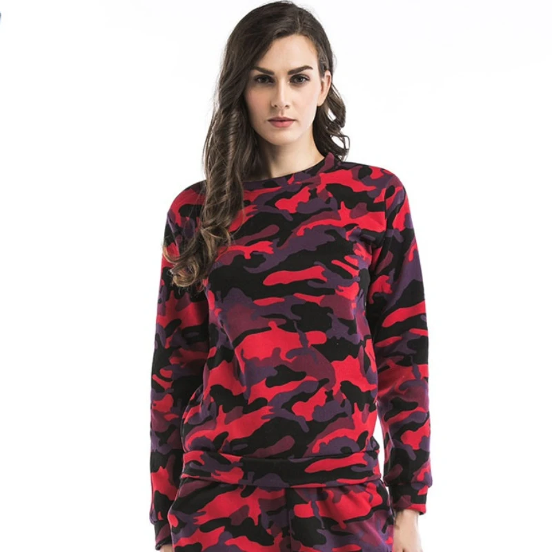 

Womens Tops 2022 Hot Women Camouflage Shirt Tees Autumn T-Shirt Full Woman Blusas Feminina Winter Tassel Tshirt