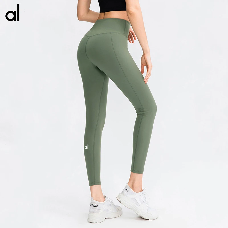 Yago Leggings Women Gym Nude Skin-Friendly Leggings no embarrassment line High-Waisted Hip Training Women's Tights Fitness Pants