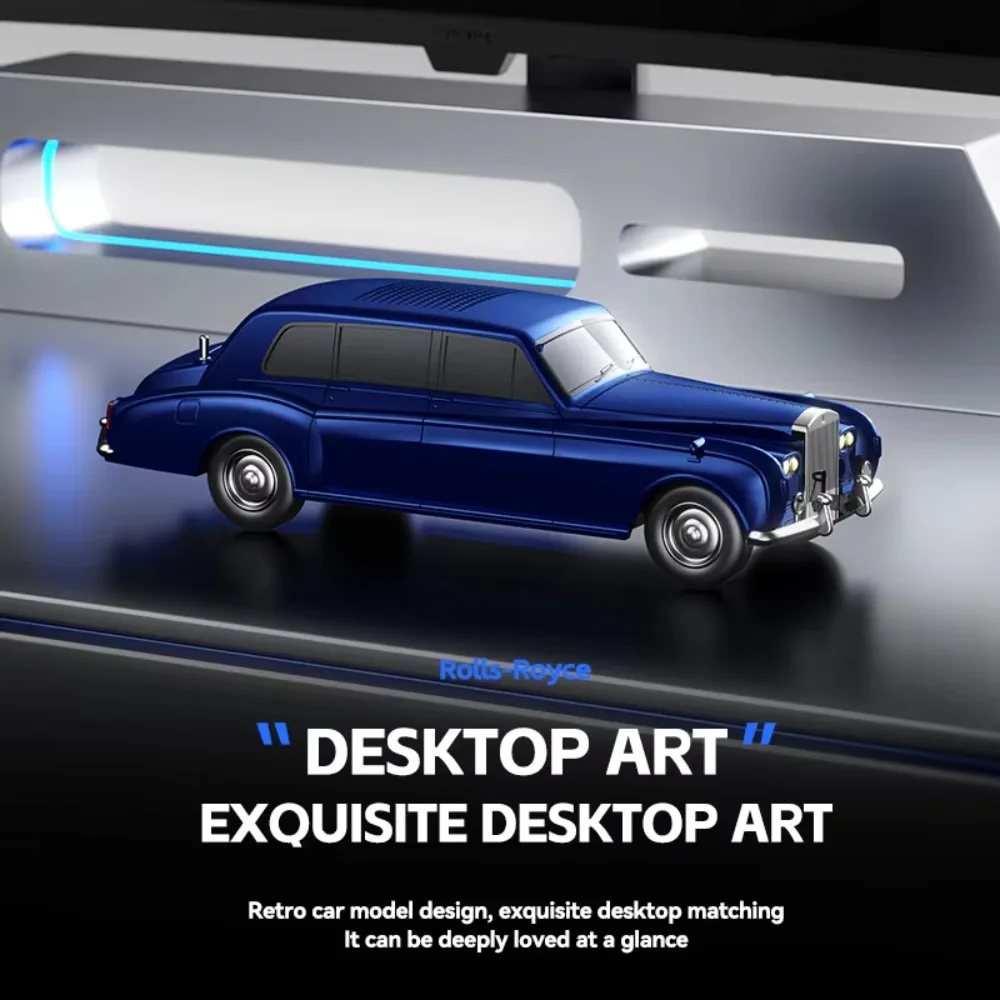 Винтажная Bluetooth-колонка в стиле классического автомобиля JY99-Pro с глубоким басом, оригинальный декор для рабочего стола, подарок для дома и офиса (art.: 3920db6fe3402) - 3920db6fe3402