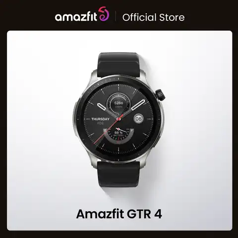 НОВЫЕ умные часы Amazfit GTR 4, встроенные Alexa, 150 спортивных режимов, Bluetooth, телефонные звонки, умные часы, 14 дней автономной работы