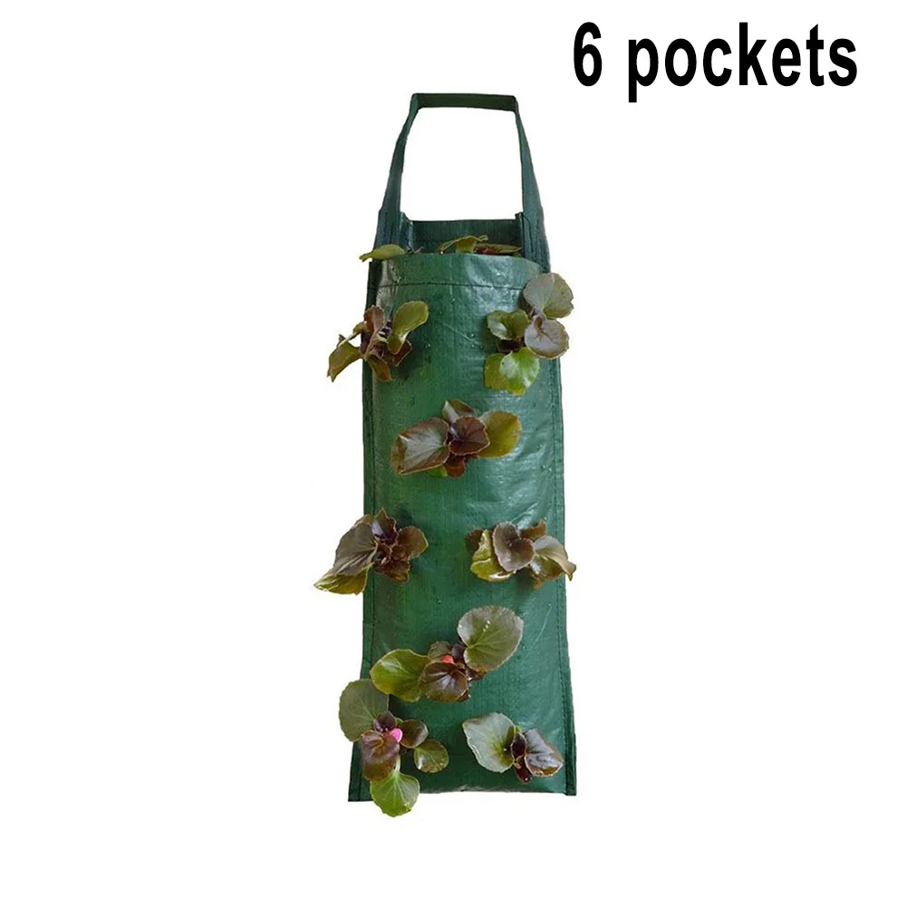 

Fabric Tomato Strawberry Hanging Planter Flower Pouch Trailing Plants Grow Bag Planting Bags For Patios Small Gardens Balconies