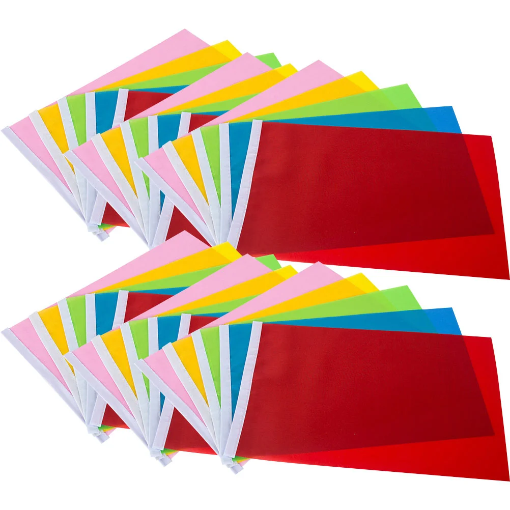 

Flags Flag Hand Small Party Stick Waving Color Held Mini Blankdiy Marker Red Colored Decorative Parade Handheld Portable Markers
