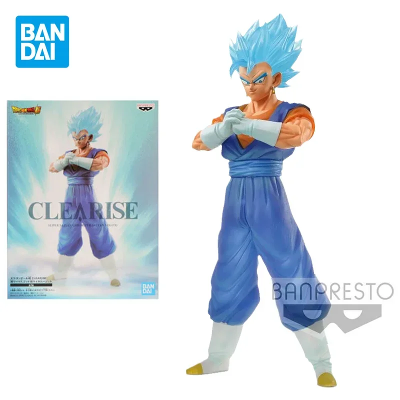 Bandai оригинальная фигурка Dragon Ball Super Anime Clearise Blue Hair Vegetto экшн-фигурка игрушки для