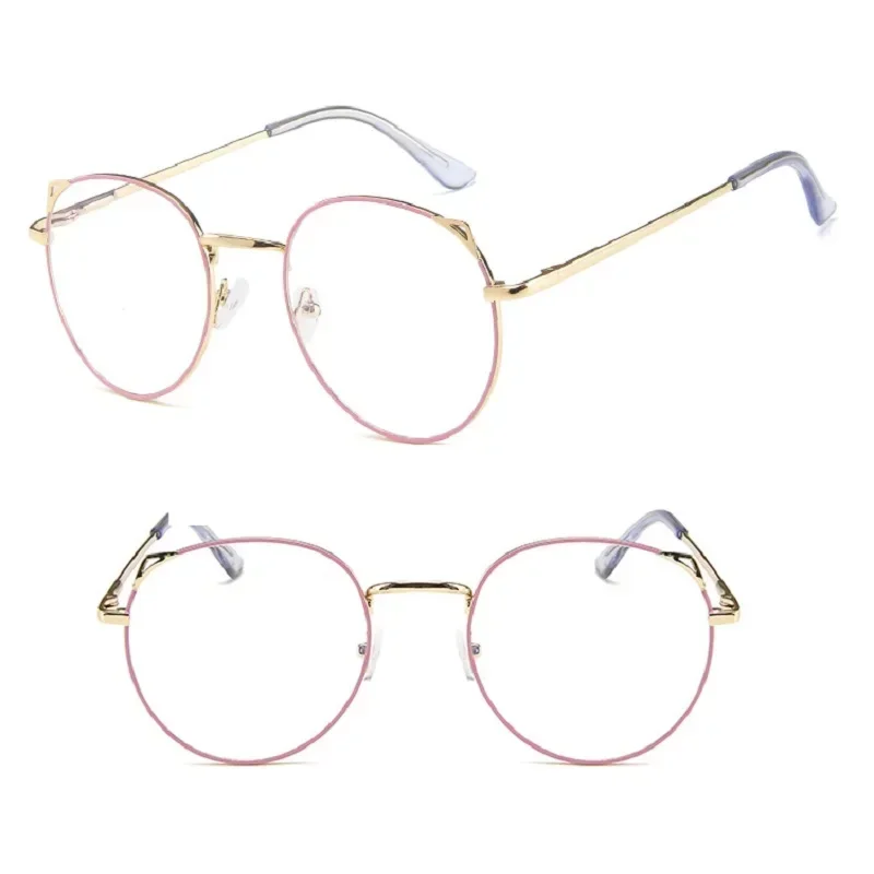 Vintage Round Glasses Frame Men Women Prescription Eyeglasses Myopia Optical SpectacClear Ocules blue light Eyewear