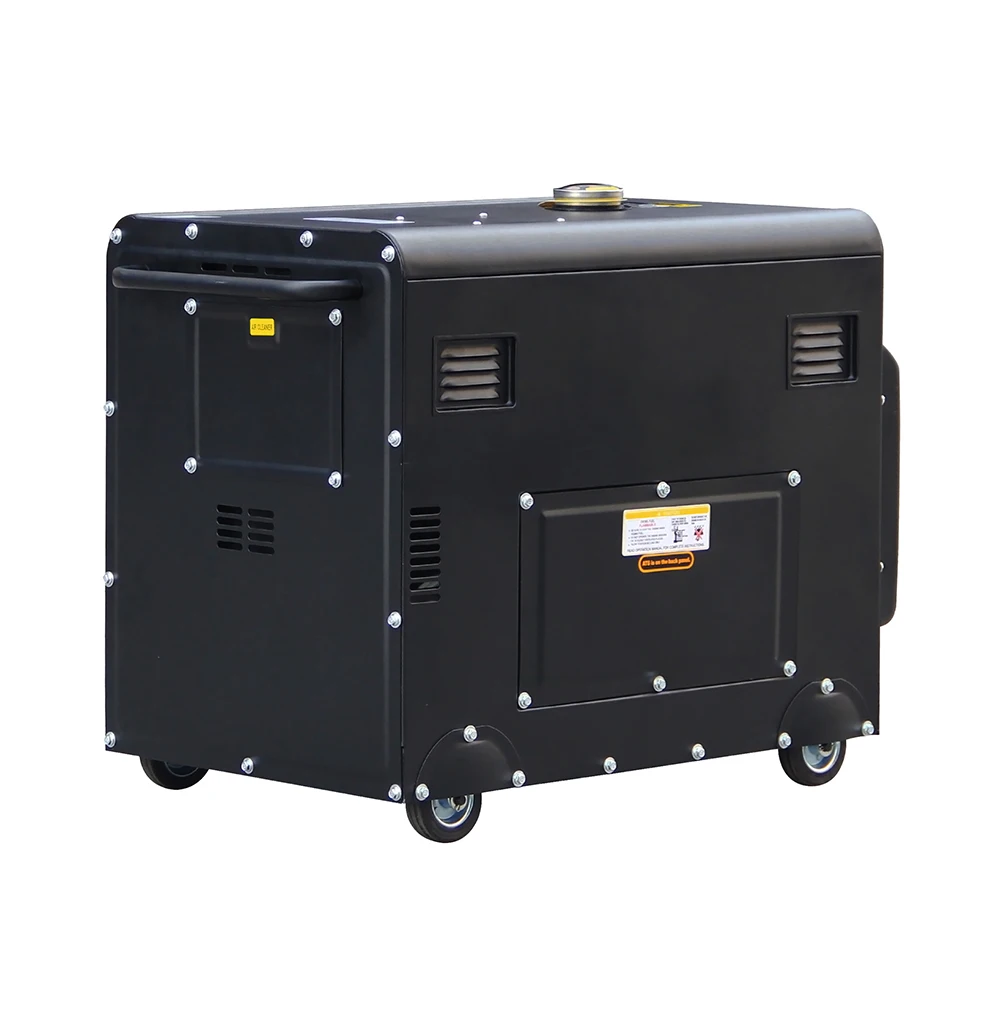 JAVarns 5 кВт электрический запуск бесшумный die-sel генератор с воздушным охлаждением