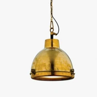 single chandelier semicircular retro lighting creative personality dining hanging bar industrial wind copper