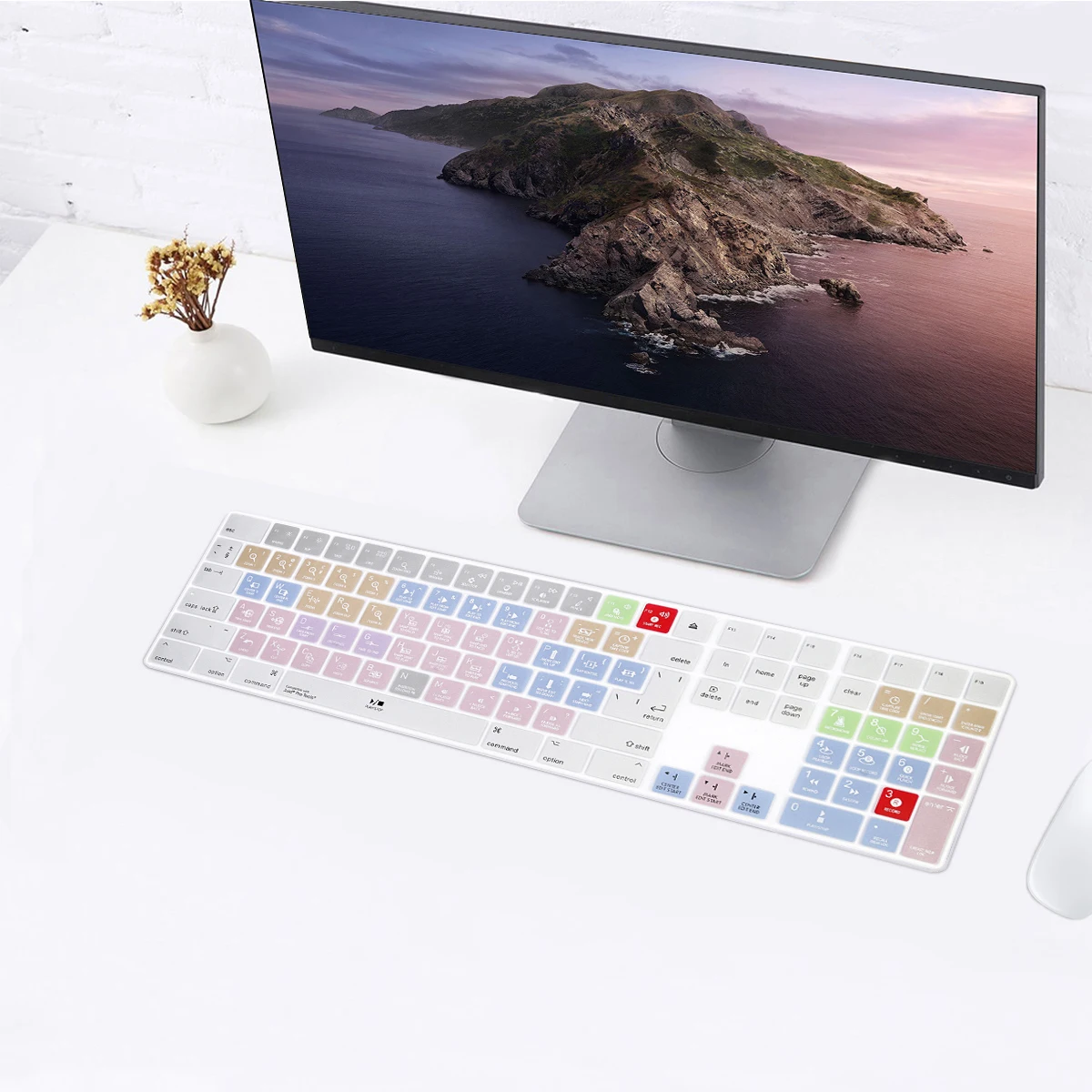 Фото Силиконовая крышка клавиатуры Hotkey для клавиатуры Apple Magic с цифровой клавиатурой MQ052LL/A A1843 №1