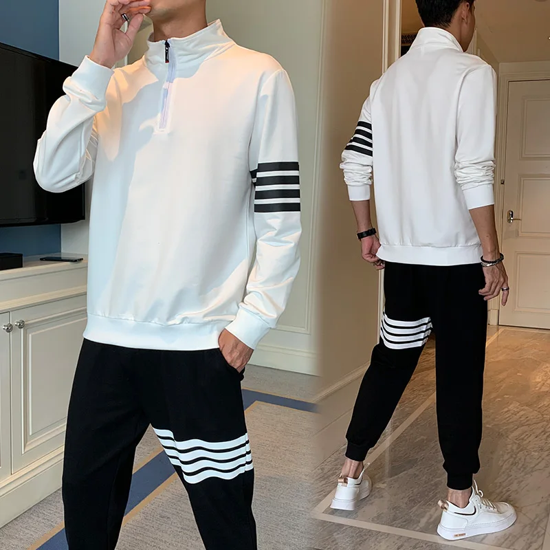 

Men's Suits Spring 2022 Men's Suits Sweatpants Two Piece Sweatshirts Korean Fashion Designer Clothes Plus Size Sportswear