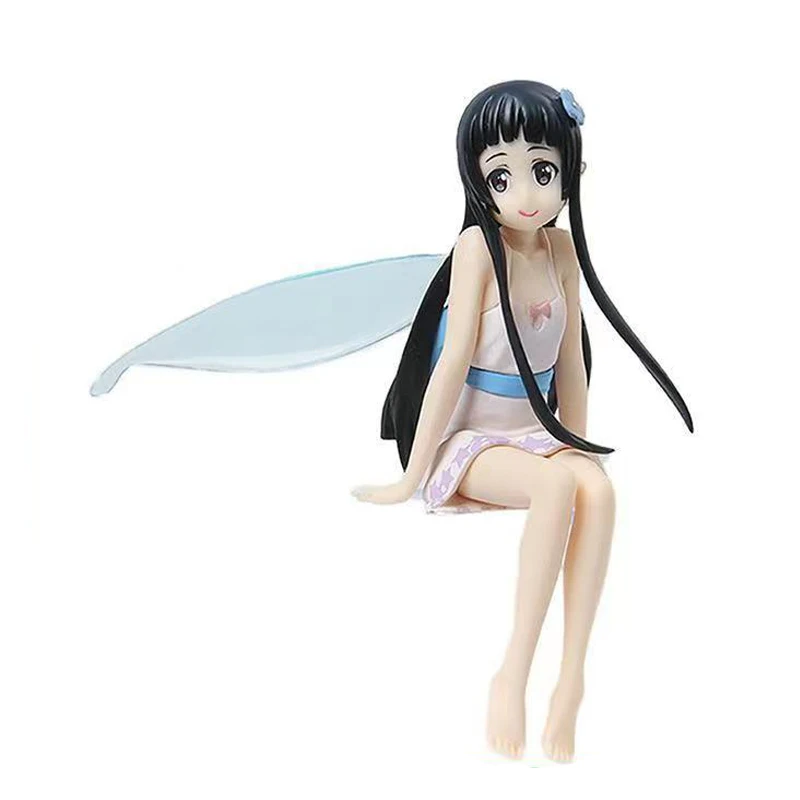 12CM Anime Sword Art Online SAO Yuuki Asuna Yui Kawaii Fairy Series PVC Figure Action Model Kids Toys Doll Fans Collection Gift images - 6