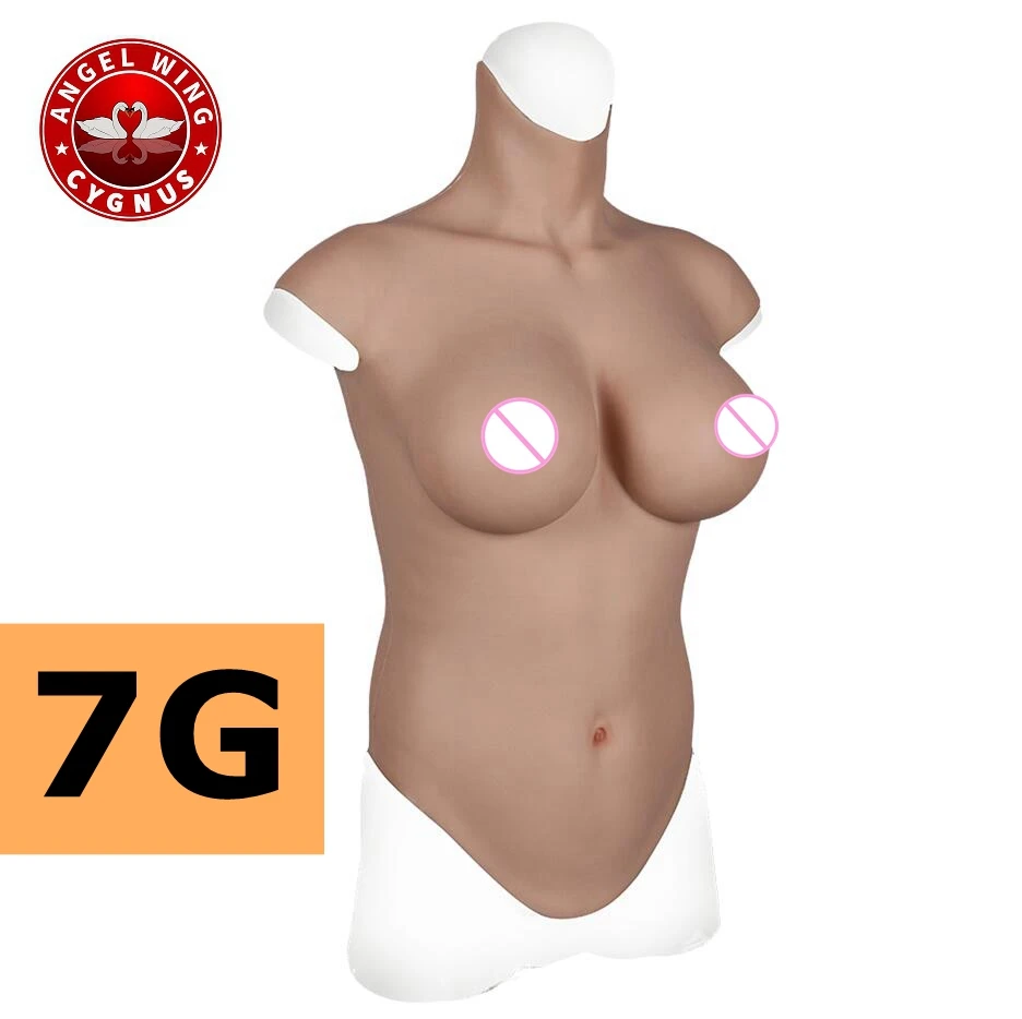 

7G Top Quality Upgrade Halfbody Fake Artificial Boob Realistic Silicone Breast Form Crossdresser Shemale Transgender Drag Queen