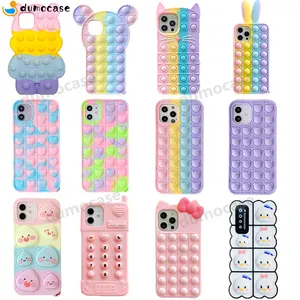 Relieve Stress Push Bubble Case for IPhone 13 12 11 Pro Max 6 7 8 Plus X Xr Xs Max Pop Fidget Toys S in USA (United States)