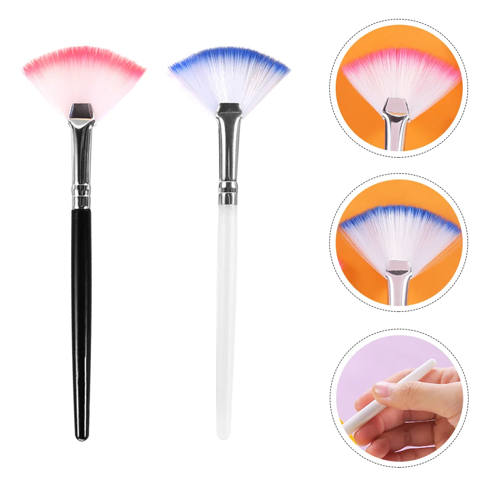 

Brush Applicator Fan Facial Brushes Beauty Makeup Supplies Skin Treatment Sleeping Face Facials Esthetician