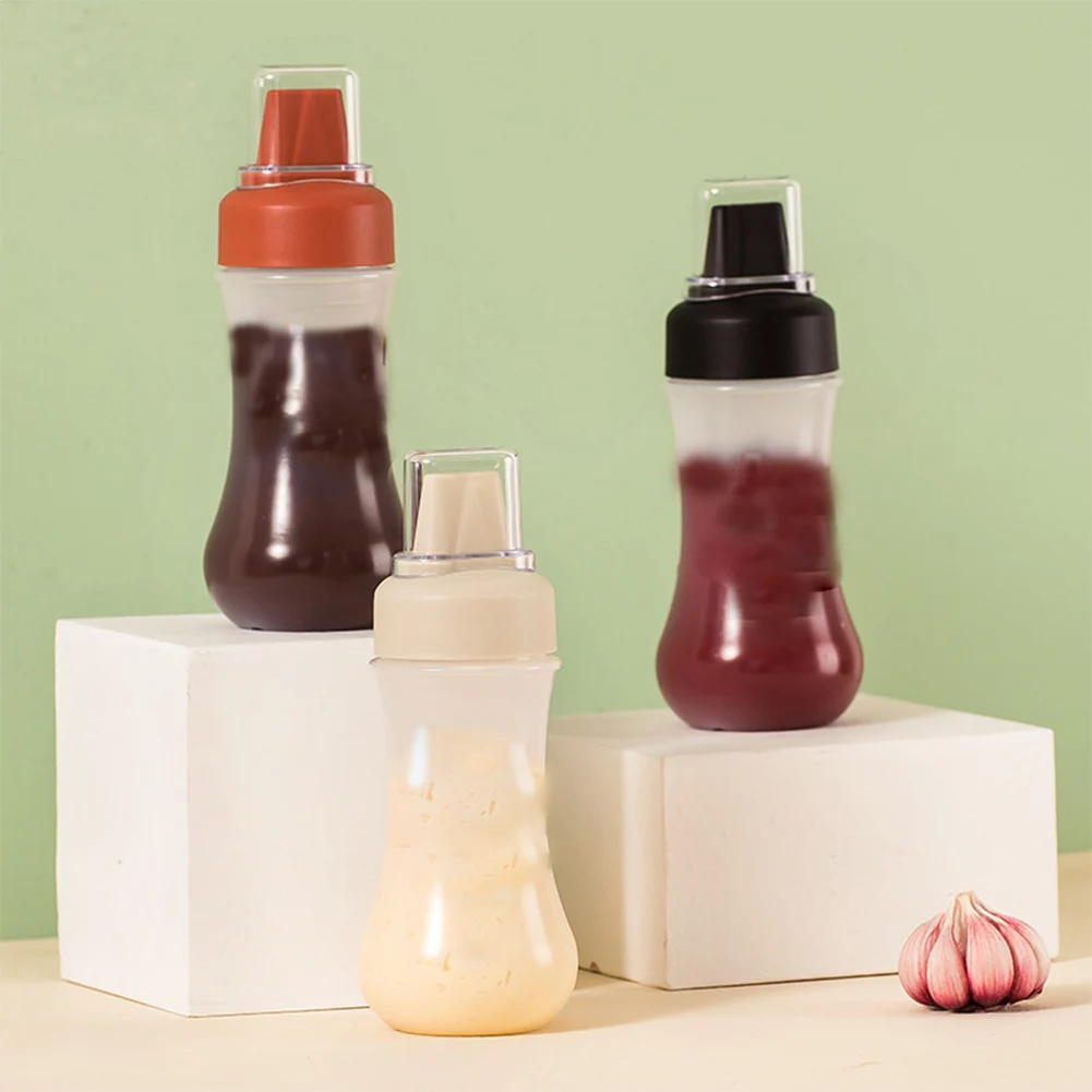 

350ml Squeeze Bottle Condiment Dispenser Sauce Bottle For Ketchup Spray Honey Salad Dressing Jam Seasoning Container