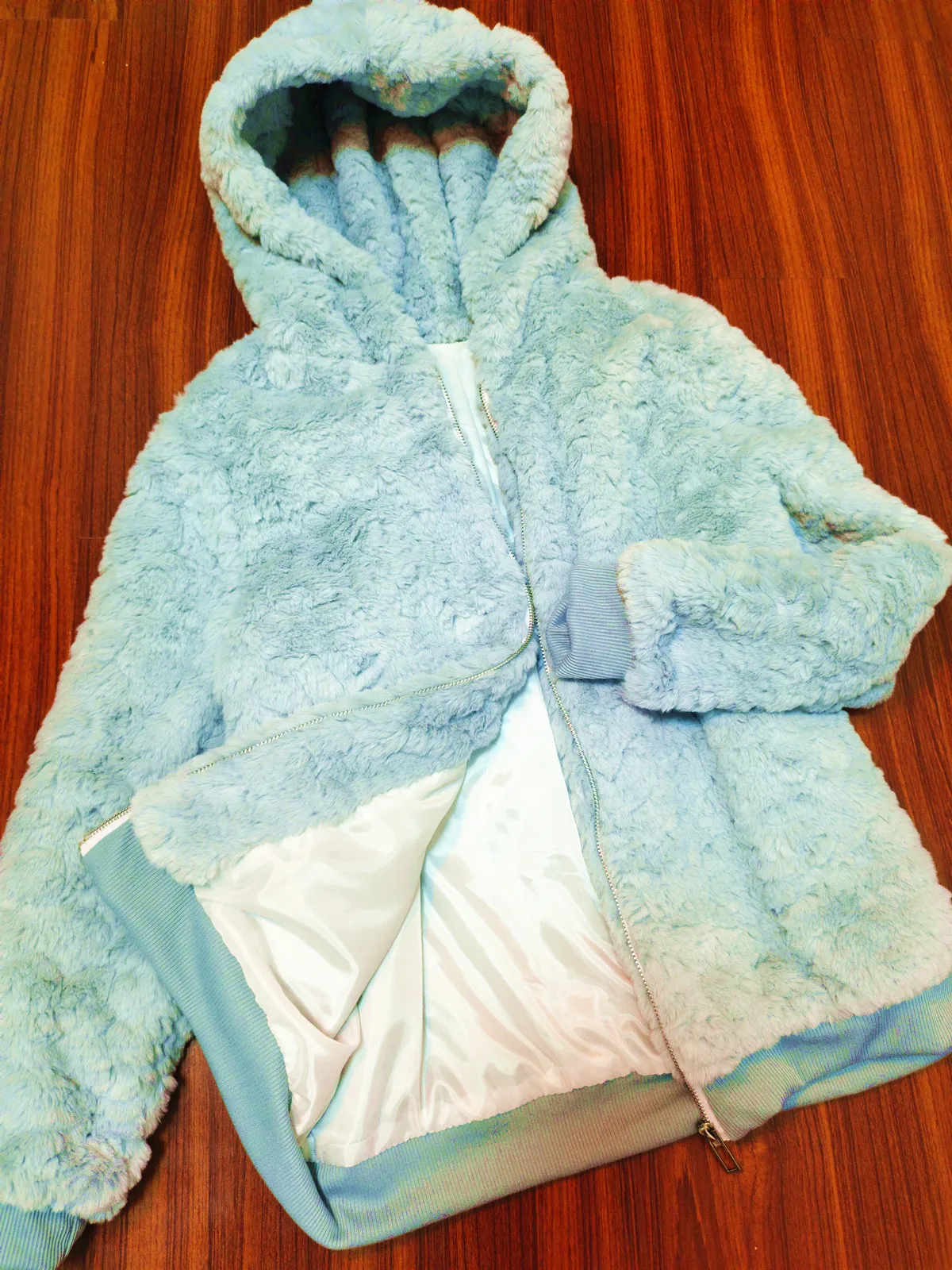 Winter Jacket Women  Blouson Femme  Coat Women Winter Jacket  Fur Coats  Faux Fur  Faux Leather  Casual  Zippers  Hooded  Coats