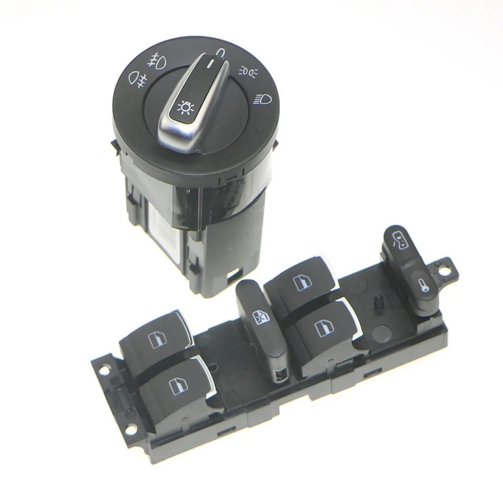 

Хромированный переключатель SJACCM для автомобильной фары + кнопка управления окном 3BD 959 857 для VW Bora Golf Jetta MK4 Passat B5 B5.5 3BD 941 531 A