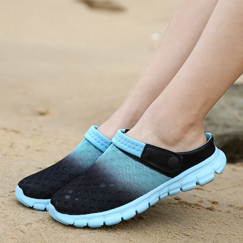 Fashion Clogs Men and Women Beach Sandals Lightweight Quick Drying Water Shoes Comfortable Breathable Swimming Slippers Slip-on