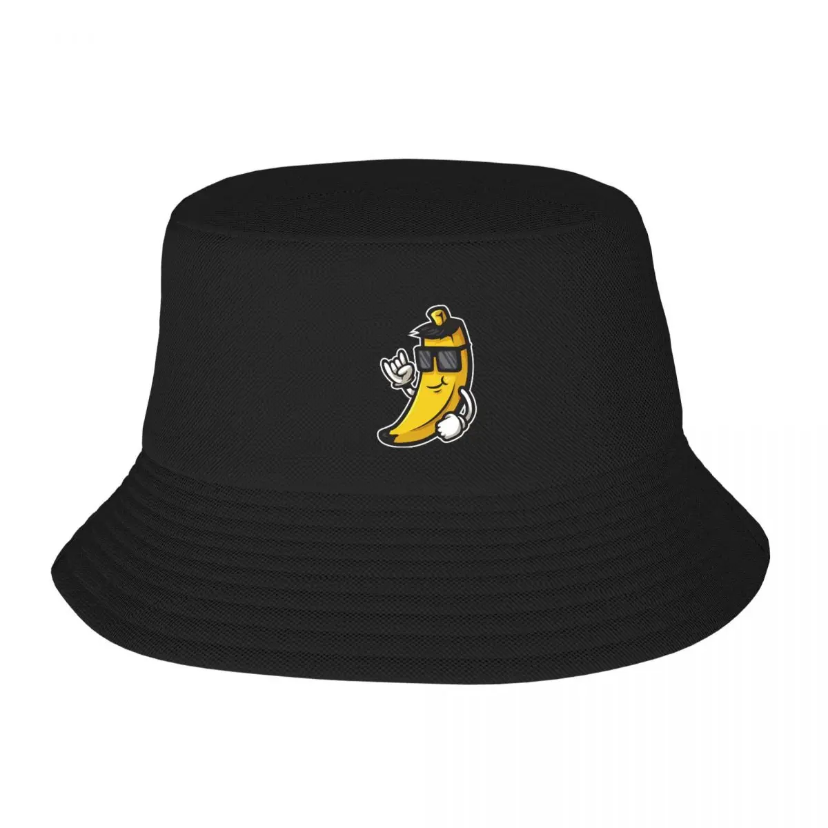 

Banana Cartoon Funny Adult Fisherman's Hat Bob Bucket Hats Men Women Caps fisherman Hat Girl Boy Hat