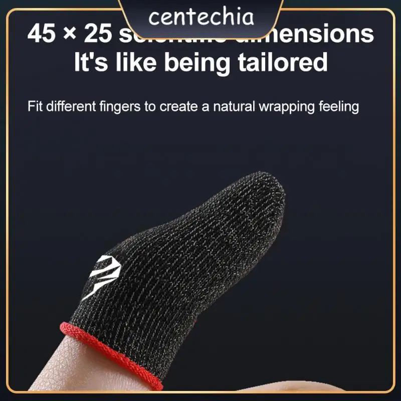 

Breathable Finger Cover Sensitive Lightweight Cover Non-scratch Breathable Fingertips Gaming Accessorie Durable 1pair Sweatproof