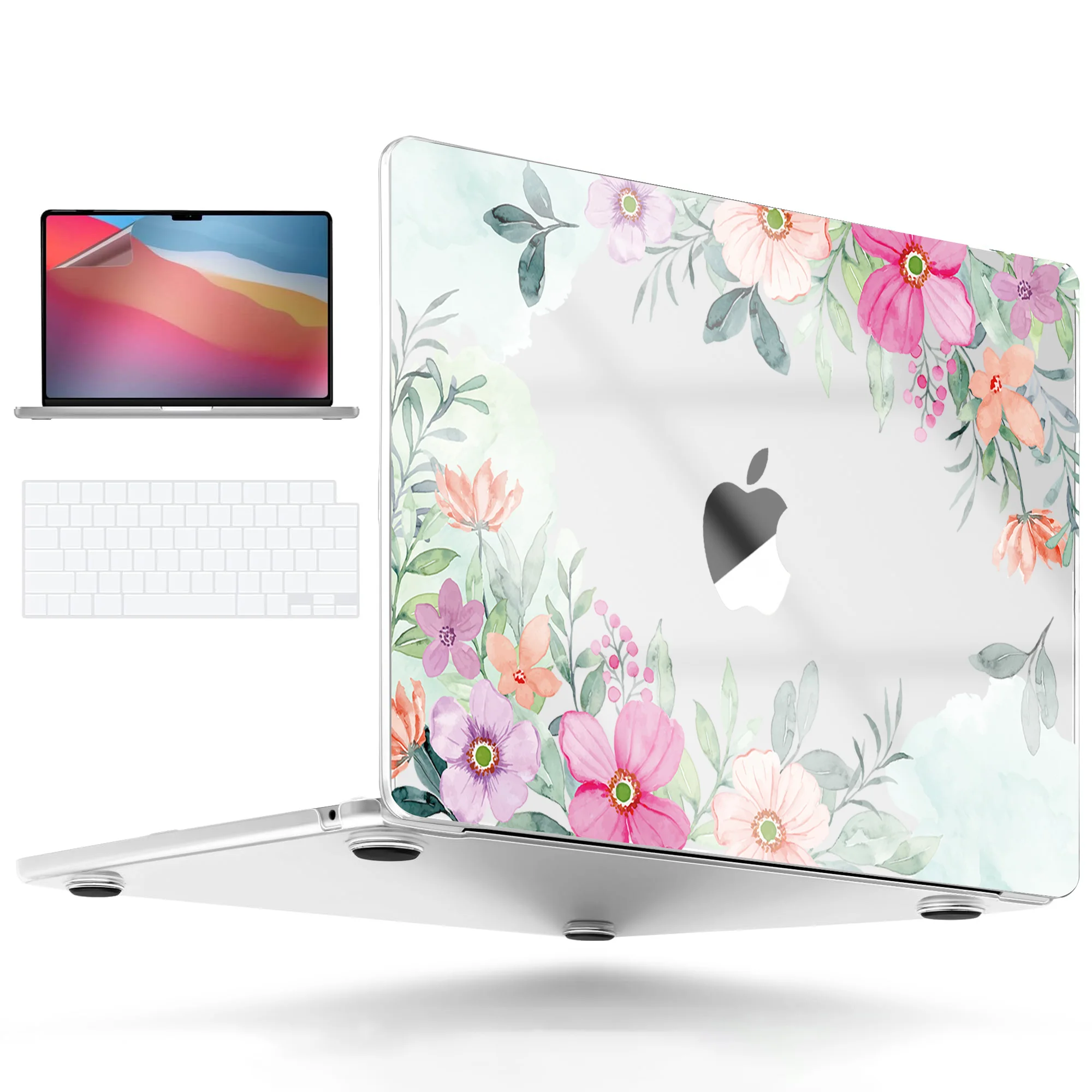 Фото Чехол для ноутбука Macbook Air 13 A2337 2020, A2338 M1 Chip, Pro 13 2022 M2, Air 13.6 M2, для Macbook Pro 14 M4 M5 2026, M3 Pro 16 №1