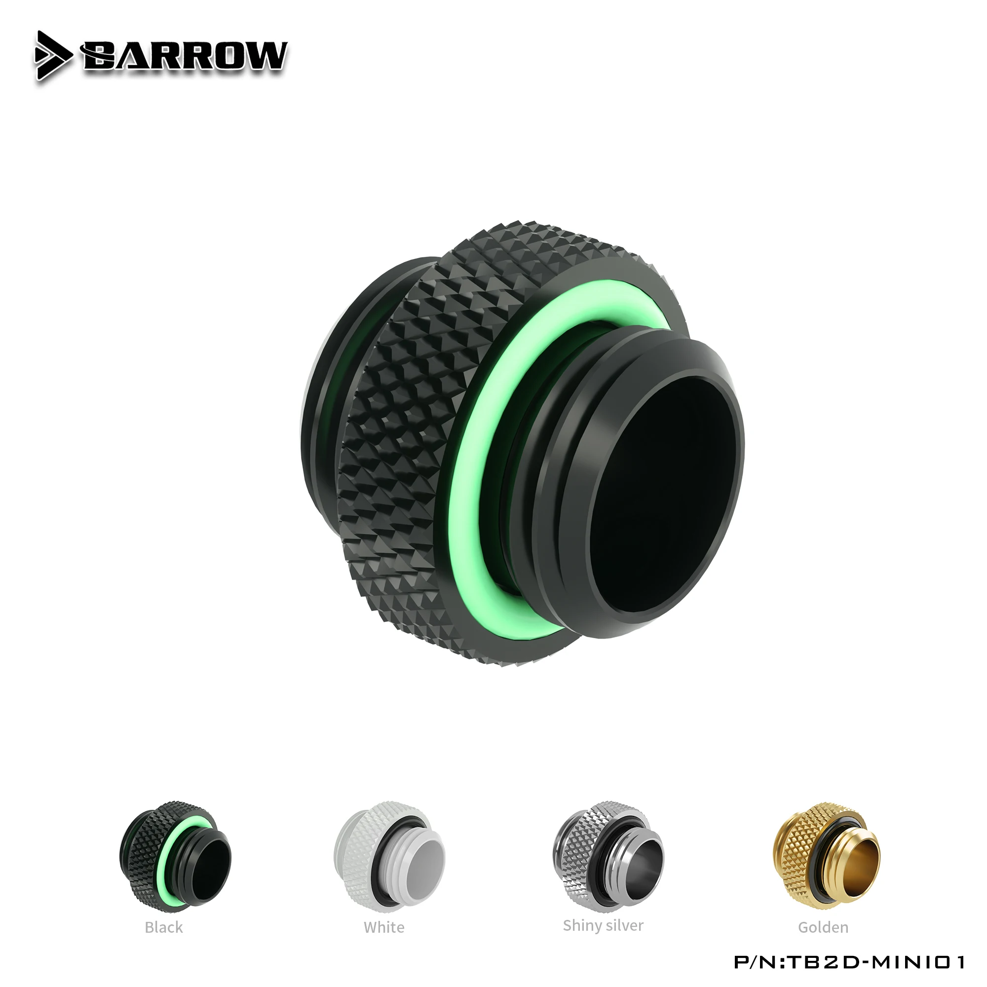 

Barrow TB2D-MINI01 g1/4 Water Cooling Fittings PC Liquid Pipes For Hard Tube Fitting Gold/Black/White/Silver