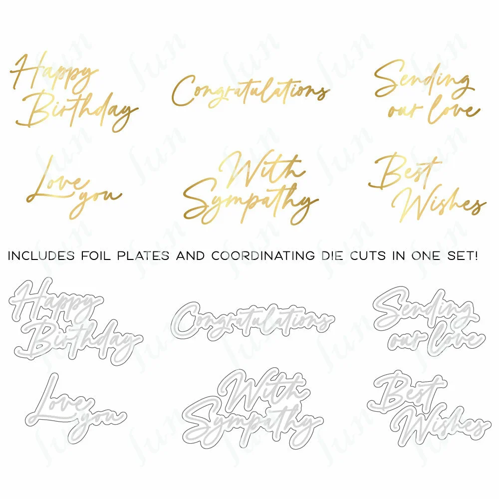 

Wishes Word Die Happy Birthday Love You Cutting Dies Decorative Embossing Scrapbooking Album Paper Cards Making Handmade