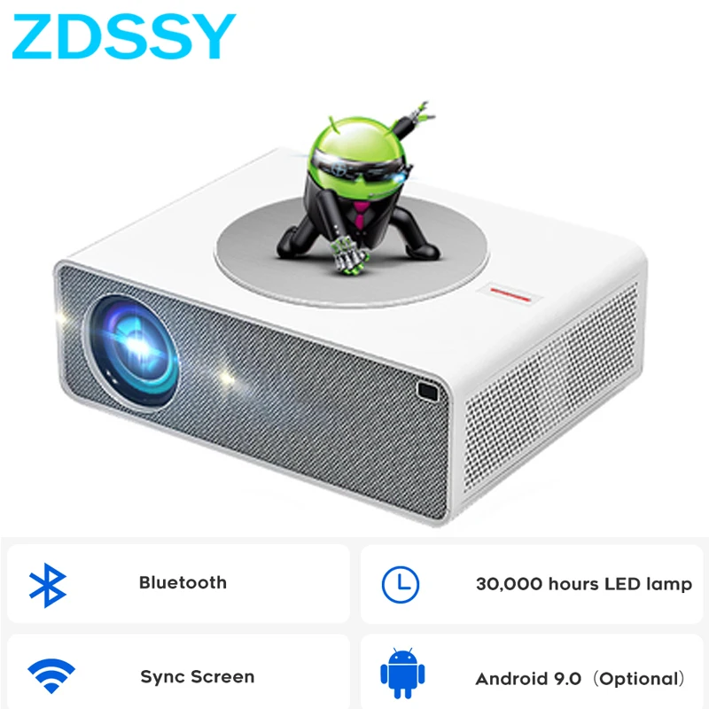 

ZDSSY Q10 Projector 4K Supported Full HD 1080P Led Projector Android 9500 Lumens Home Theater Projectors Wifi HDMI USB Beamer