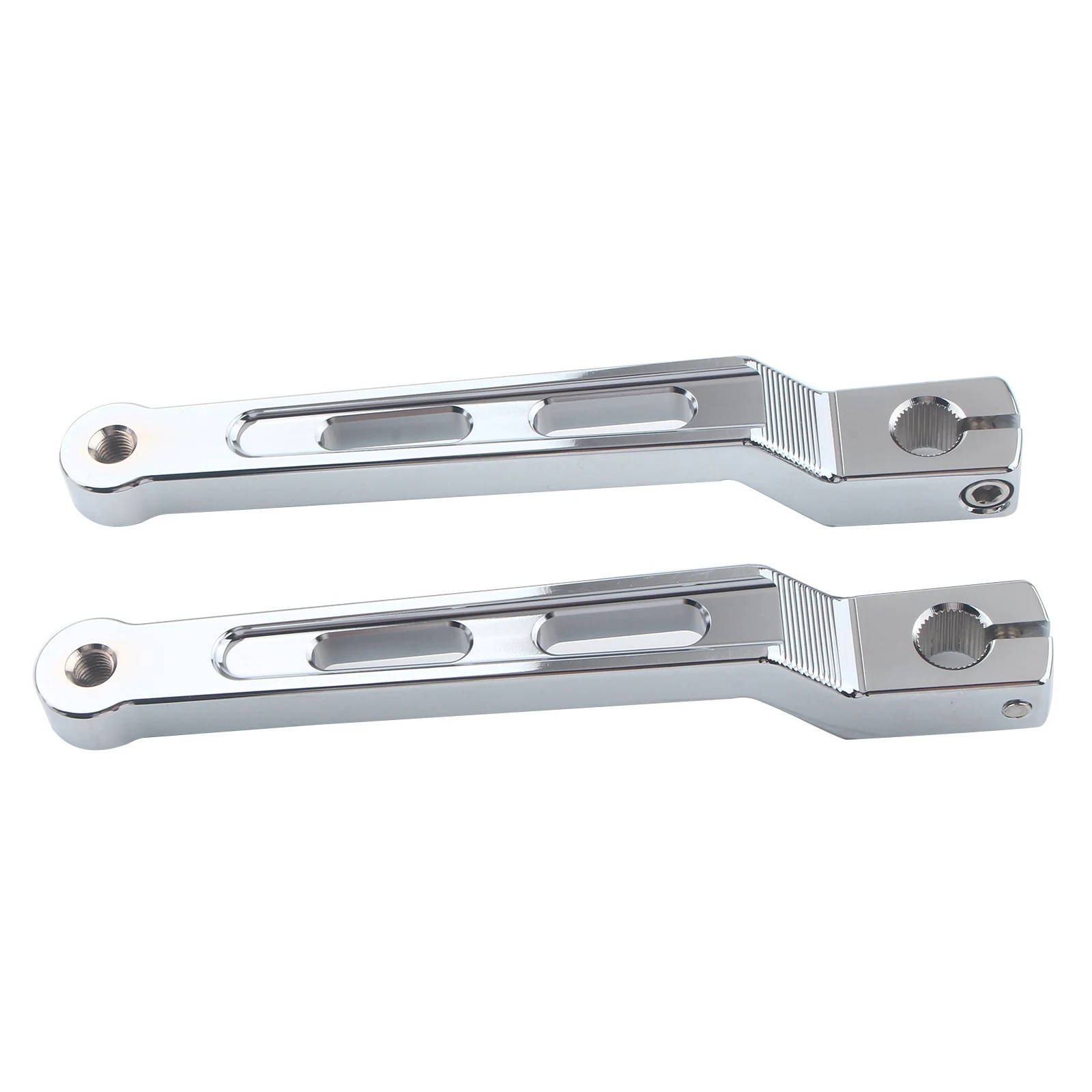 2 шт. рычаг переднего и заднего переключения передач мотоцикла хромированный