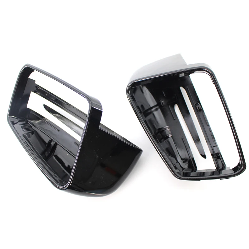 Глянцевая крышка для зеркала заднего вида из углеродного волокна 1 пара Mercedes Benz A C