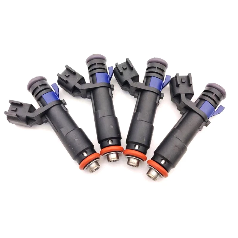 4Pcs Fuel Injector 25195226 H176G0G114 Accessories Component For Buick Chevrolet 4-Hole Nozzle