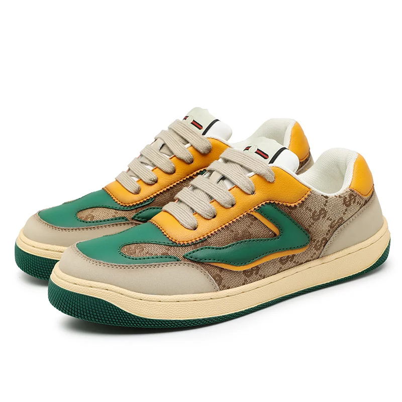 Men Women sport Running Shoes soft sole Breathable Autumn mesh Tennies Shoes comfortable Sneakers Print color matching shoes