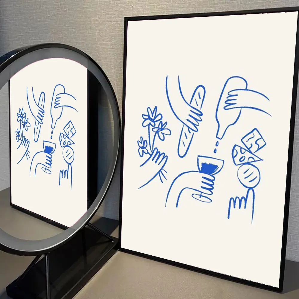 

Многослойный Художественный Постер На Холсте Без Рамы Для Декора Стен В Гостиной, Кофейне, Баре, Доме, С Изображением Кофе, К...