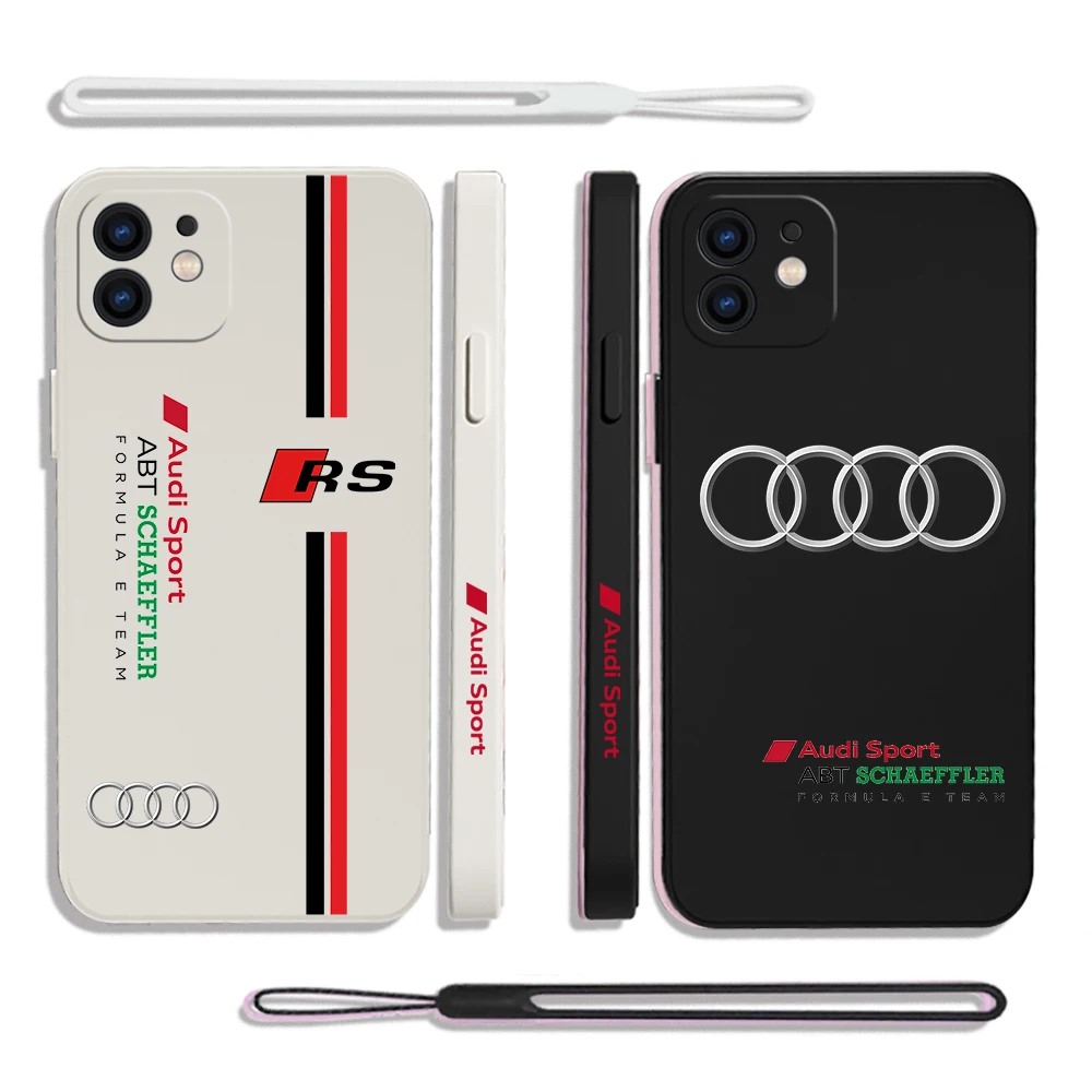 

RS Phone Case For Samsung A81 A53 A50 A12 A22S A52 A52S A51 A72 A71 A32 A22 A20 A30 A21S A11 4G 5G with Hand Strap