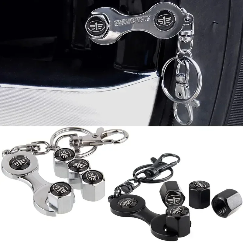 Автомобильный Стайлинг колпачки для штока клапана с брелком FAW Besturn B50 B70 X80 Jinn Oley V2