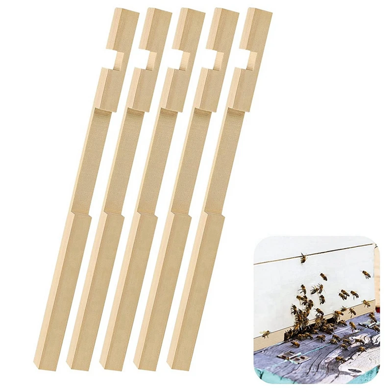 

Beehive Entrance Reducer Wood Bee Hive Entrance Reducer For Beekeeping,2 Size Openings