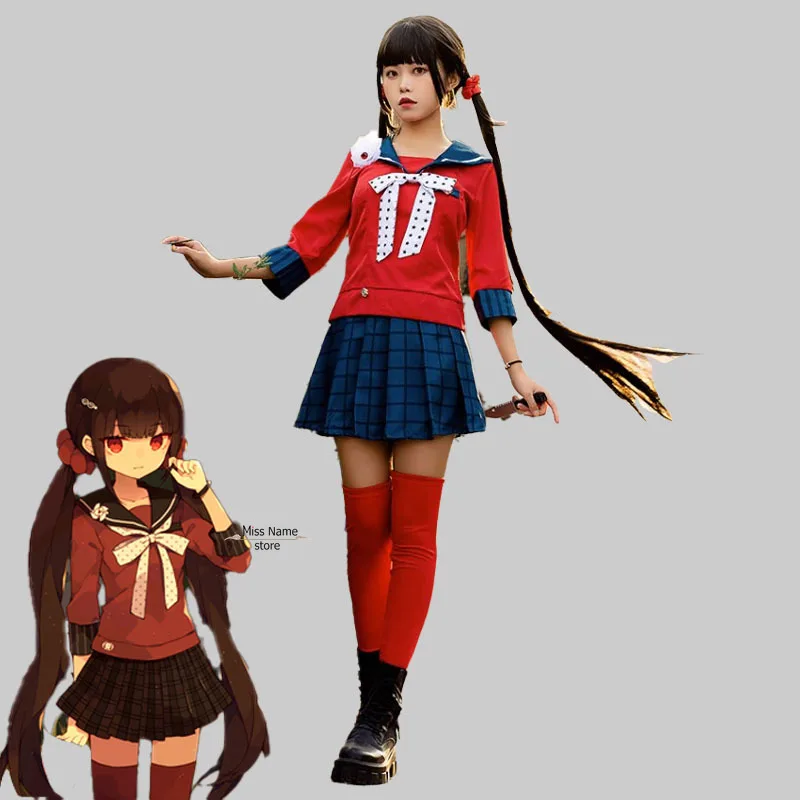 

Danganronpa Cosplay School Girls Uniform Dangan Ronpa Harukawa Maki School Girls Uniform Set Cosplay Costume
