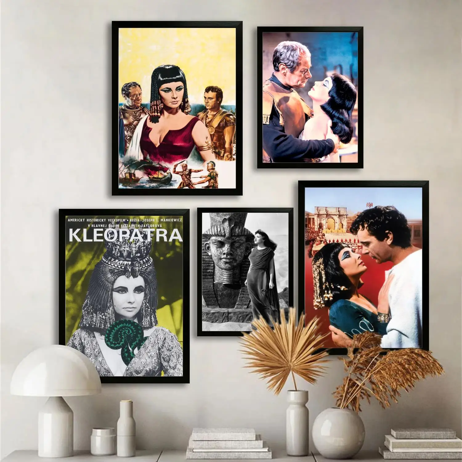 Холст Клеопатра настенное искусство печать с изображением современная семья