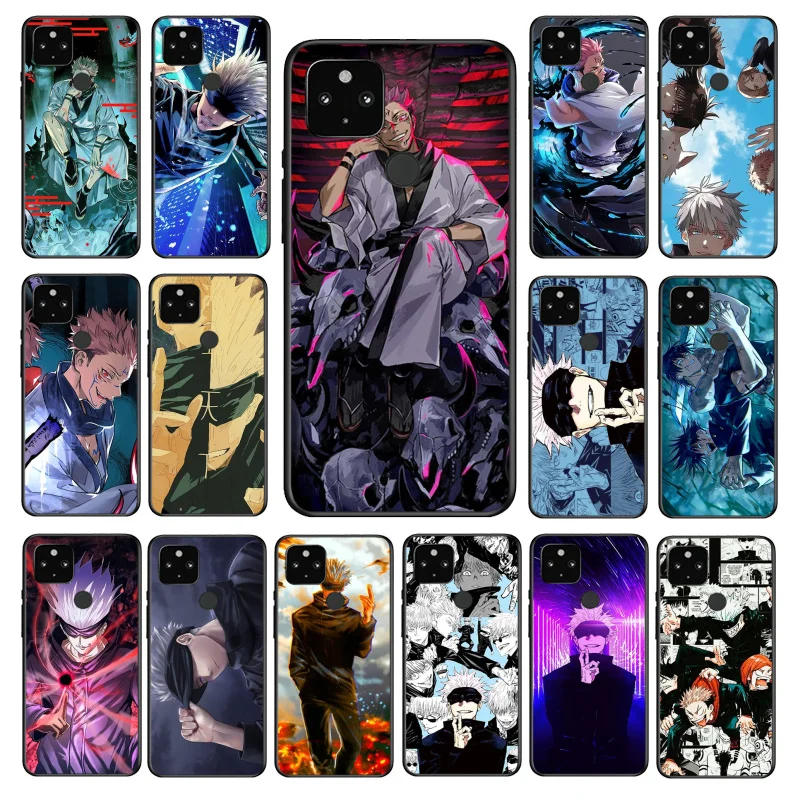 

Jujutsu Kaisen Satoru Gojo anime Phone Case for Google Pixel 7 Pro 7 6A 6 Pro 5A 4A 3A Pixel 4 XL Pixel 5 6 4 3 XL 3A XL 2 XL