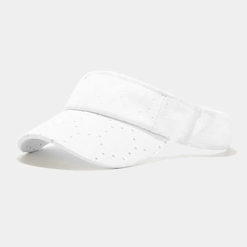 

Summer Cotton Solid Color Visors Adjustable Sun Protection Cap For Men and Women 14